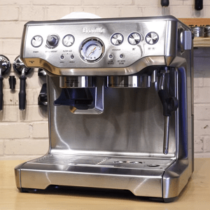 Breville Barista Express BES870XL espresso machine with integrated grinder